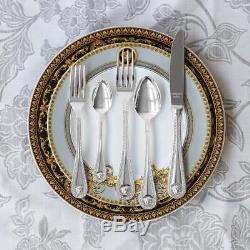 $10,080 Rosenthal Versace Medusa Silver Cutlery Set (36 Pc Set)