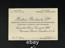 110-Piece Postons Lonsdale Plate Sheffield Silverplate Cased Flatware Set London