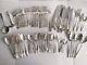 115pc Set Oneida Community White Orchid Silverplate for 15+ Nice
