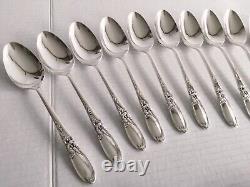 115pc Set Oneida Community White Orchid Silverplate for 15+ Nice