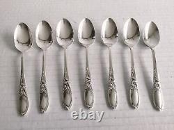 115pc Set Oneida Community White Orchid Silverplate for 15+ Nice