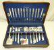 116 Pc Holmes & Edwards Danish Princess Silver Plate Flatware Set with Box Chest