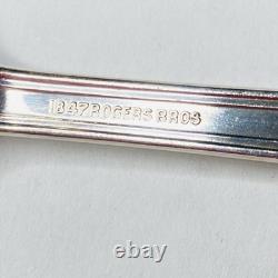 12 Place Setting Silver Plate 1847 Rogers Bros Anniversary Mono W 108 Pc c1928