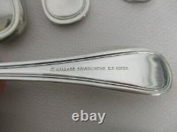 136 Pieces Rare Wallace Giorgio Silverplate Flatware Huge Set Excellent Cond