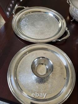 15 Piece Silver Serving Set. Silver Plated