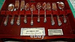1847 Eternally Yours Set Rogers Silverplate Service for (8) 50 Pieces