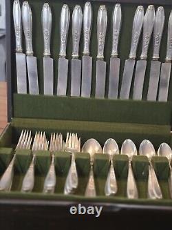 1847 ROGERS AMBASSADOR 1919 Silver Plated LARGE SET 99 Pieces SALE -30%
