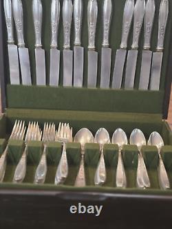 1847 ROGERS AMBASSADOR 1919 Silver Plated LARGE SET 99 Pieces SALE -30%
