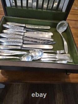 1847 ROGERS AMBASSADOR 1919 Silver Plated LARGE SET 99 Pieces SALE -30%