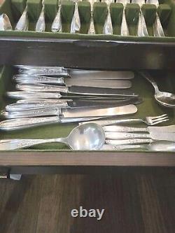 1847 ROGERS AMBASSADOR 1919 Silver Plated LARGE SET 99 Pieces SALE -30%