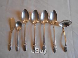 1847 Rogers Bros First Love Silver Plated Dinner Set Service For 12