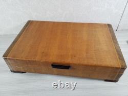 1847 ROGERS BROS FIRST LOVE Silver Plate Set + Chest Service 10. 60PIECES