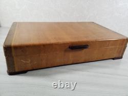 1847 ROGERS BROS FIRST LOVE Silver Plate Set + Chest Service 10. 60PIECES