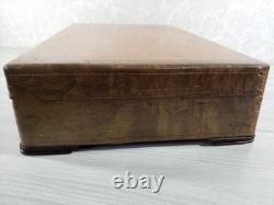 1847 ROGERS BROS FIRST LOVE Silver Plate Set + Chest Service 10. 60PIECES