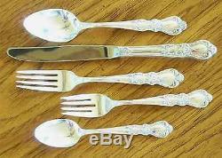 1847 ROGERS BROS HERITAGE Silverplate flatware, service for 8, Hostess set, box
