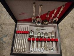 1847 ROGER Bros ETERNALLY YOURS IS Set Silverware Set Service for 12