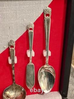 1847 ROGER Bros ETERNALLY YOURS IS Set Silverware Set Service for 12