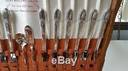 1847 Rodgers Bros. Silver Plated Stainless Flatware Set with Box