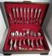 1847 Roger Bros Silverware Set Remembrance Pattern 8 Place Setting 83 Pieces