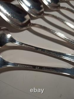 1847 Roger Bros Silverware Set Remembrance Pattern 8 Place Setting 83 Pieces