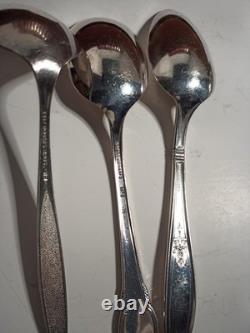 1847 Roger Bros Silverware Set Remembrance Pattern 8 Place Setting 83 Pieces