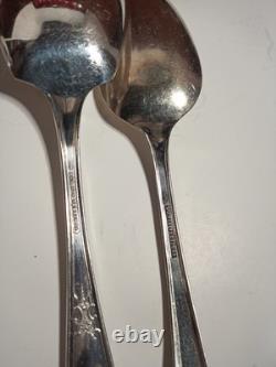 1847 Roger Bros Silverware Set Remembrance Pattern 8 Place Setting 83 Pieces