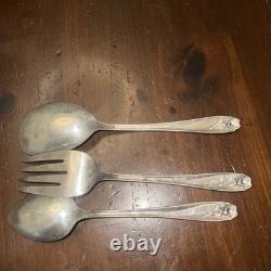 1847 Roger's Brothers IS Daffodil Silverware Setting for 12 People Great cond