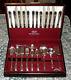 1847 Rogers Bros ADORATION Flatware Set for 12 with Chest 80 pieces Excellent Cond