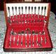 1847 Rogers Bros ADORATION Flatware Set for 12 with Chest 80 pieces Very Nice Cond