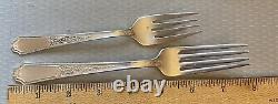 1847 Rogers Bros ANCESTRAL 1924 Silver Plate Flatware Set 80P Service for 12