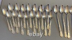 1847 Rogers Bros ANCESTRAL 1924 Silver Plate Flatware Set 80P Service for 12