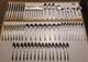 1847 Rogers Bros Daffodil Silverware Flatware IS Set For 8 People 66 Pcs Vtg