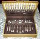 1847 Rogers Bros ETERNALLY YOURS Flatware Set for 12 with Chest 77 pcs Very Good