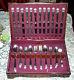 1847 Rogers Bros ETERNALLY YOURS Flatware Set for 8 with Chest 80 pcs VG Cond