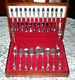 1847 Rogers Bros FIRST LOVE Flatware Set for 12 with Wood Chest 76 piecs Nice Cond