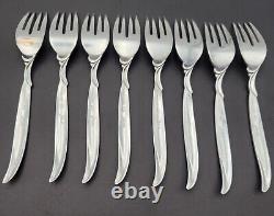 1847 Rogers Bros FLAIR Silverplate Set 51 Pcs Service For 7 Vtg Discontinued