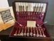 1847 Rogers Bros First Love Silverplate Flatware 54-Pc Set in Box Service for 8