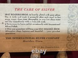 1847 Rogers Bros First Love Silverplate Flatware 54-Pc Set in Box Service for 8 1847 Rogers Bros First Love Silverplate Flatware 54-Pc Set in Box Service for 8