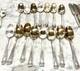 1847 Rogers Bros Heraldic Silverplate Flatware Set 44 Pc Arts & Crafts 1916