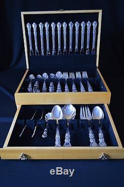1847 Rogers Bros Heritage Silverplate Flatware Set From 1953 80 Pieces With Box