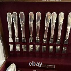 1847 Rogers Bros IS Adorations Silverware Flatware Set in Box 8 place Setting
