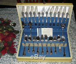 1847 Rogers Bros REMEMBRANCE Flatware Set for 12 with 1847 Chest 78 pieces Nice