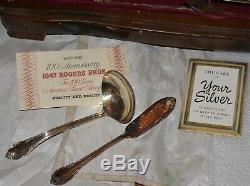 1847 Rogers Bros REMEMBRANCE Flatware Set with Chest 72 Pieces