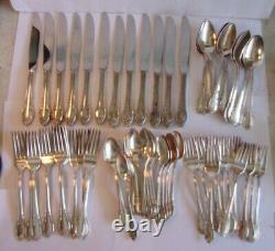1847 Rogers Bros REMEMBRANCE Silverplate Silverware Set 12 place settings 70pcs