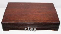 1847 Rogers Bros Silverplate DAFFODIL Flatware Set in Box wPamphlet Cards 50 pc