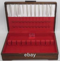 1847 Rogers Bros Silverplate Flatware Set Ambassador Pattern 83 Pieces uu