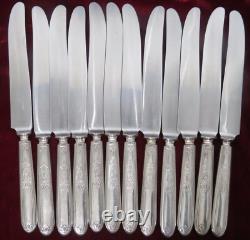 1847 Rogers Bros Silverplate Flatware Set Ambassador Pattern 83 Pieces uu