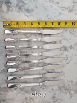 1847 Rogers Bros Silverware Eternally Yours Set of 49 With Storage Box