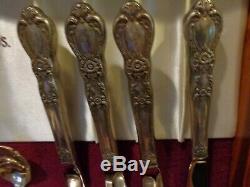 1847 Rogers Bros. Silverware HERITAGE Set 48 Total Pieces with Storage Chest