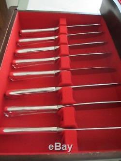 1847 Rogers Bros Vintage Silver Plate Flatware Set in Box 60 pcs for 12 guests